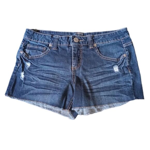 ❤️SALE! PRICE FINAL!❤️ MOSSIMO CUT-OFF JEAN SHORTS SIZE 7 - Picture 1 of 12